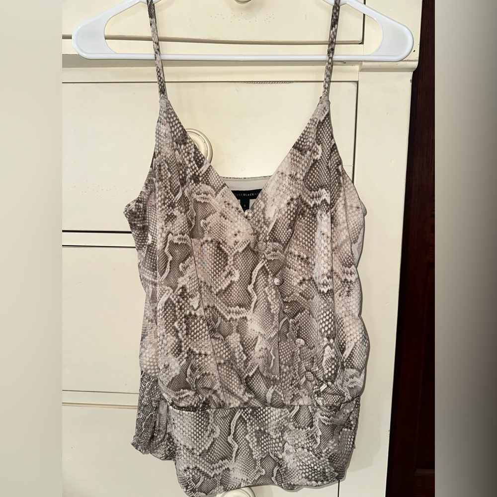 White House Black Market blouse. Size small. Animal print.
